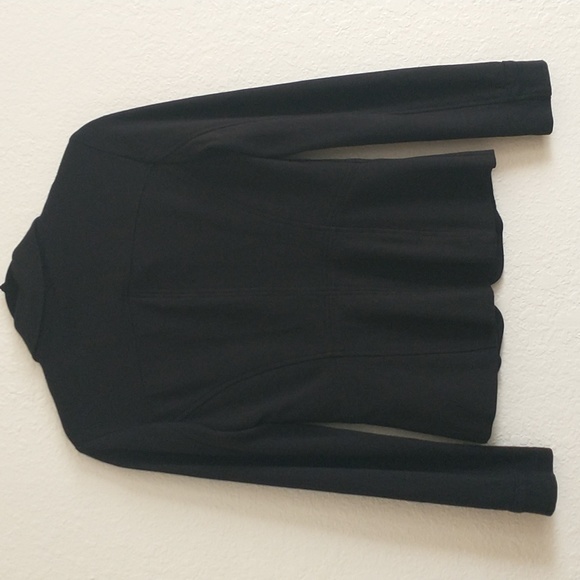 Laundry by Shelli Segal Black Zip Blazer Jacket Size 2 - Picture 4 of 5